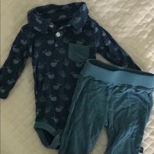 KicKee Pants baby boy outfit